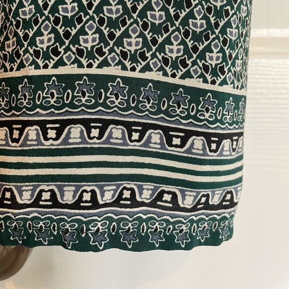 Madewell Starland Boho 💯% Silk Dress Size M EUC - Picture 10 of 14